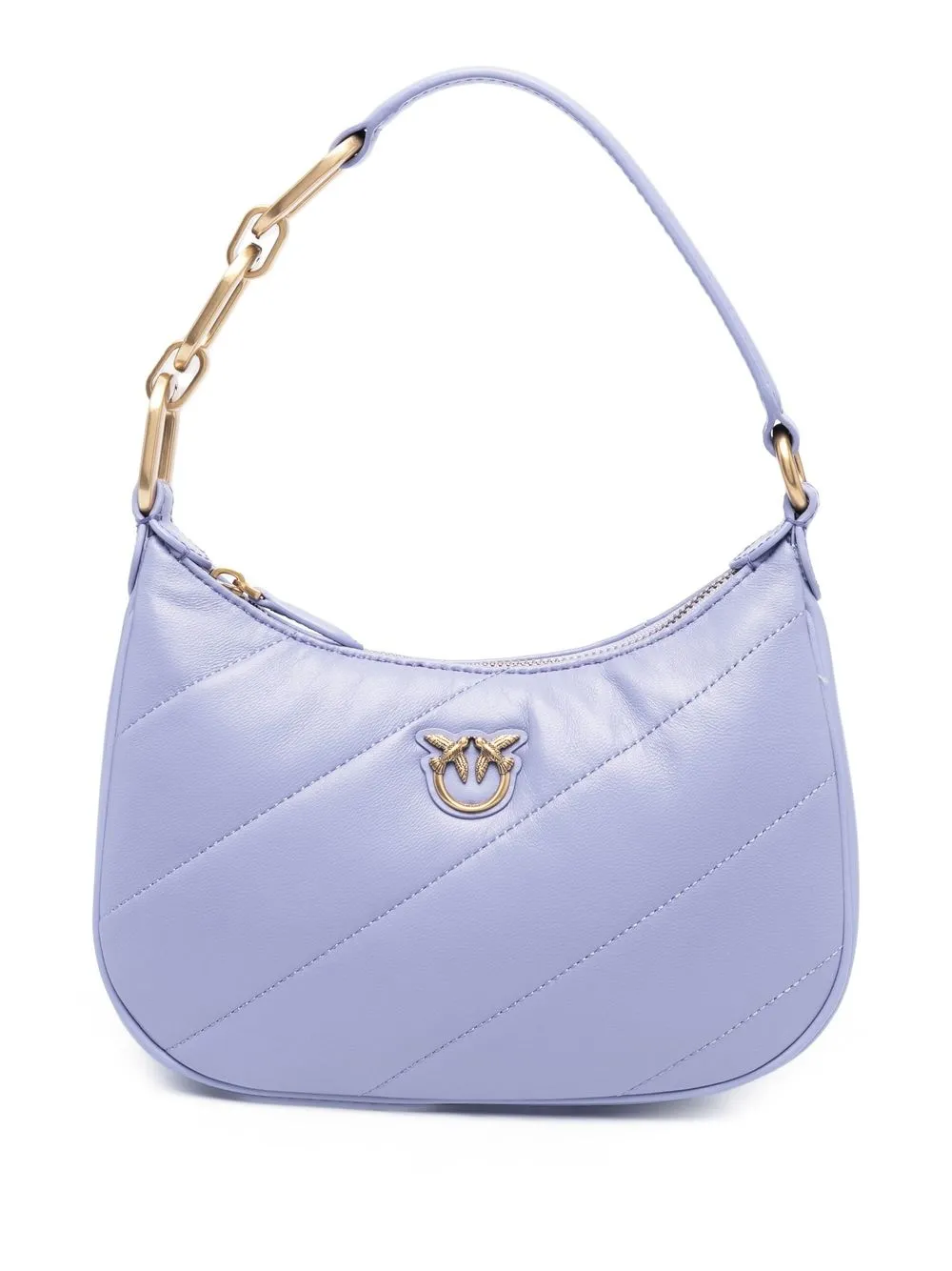 

PINKO Love Moon quilted tote bag - Purple