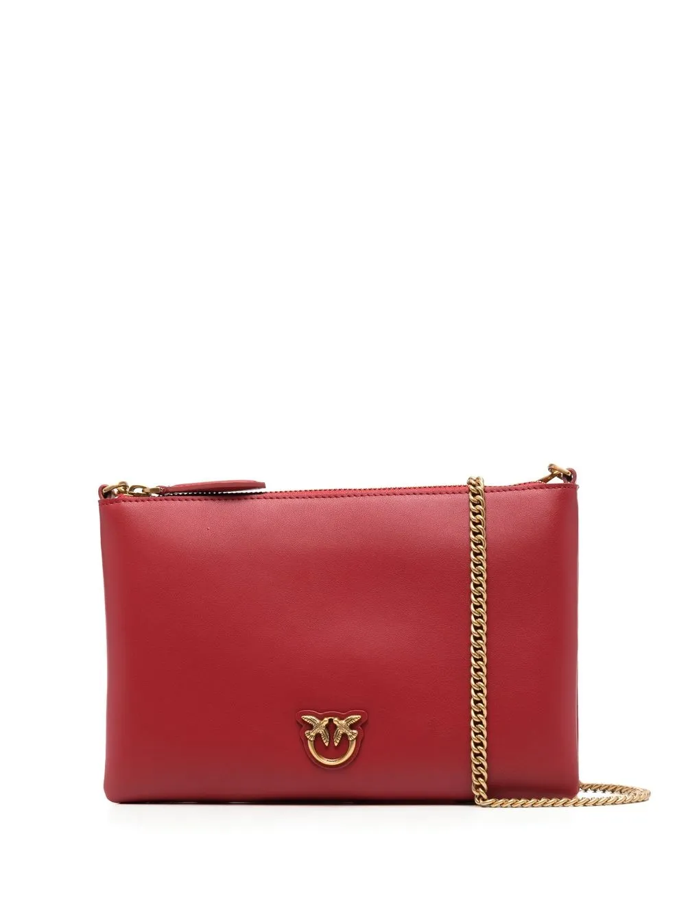 

PINKO bolsa de mano con placa del logo - Rojo