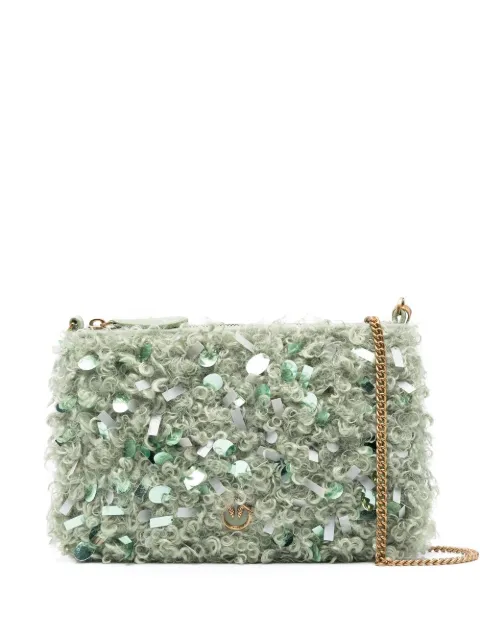 PINKO Neon Curls Flat Love crossbody bag