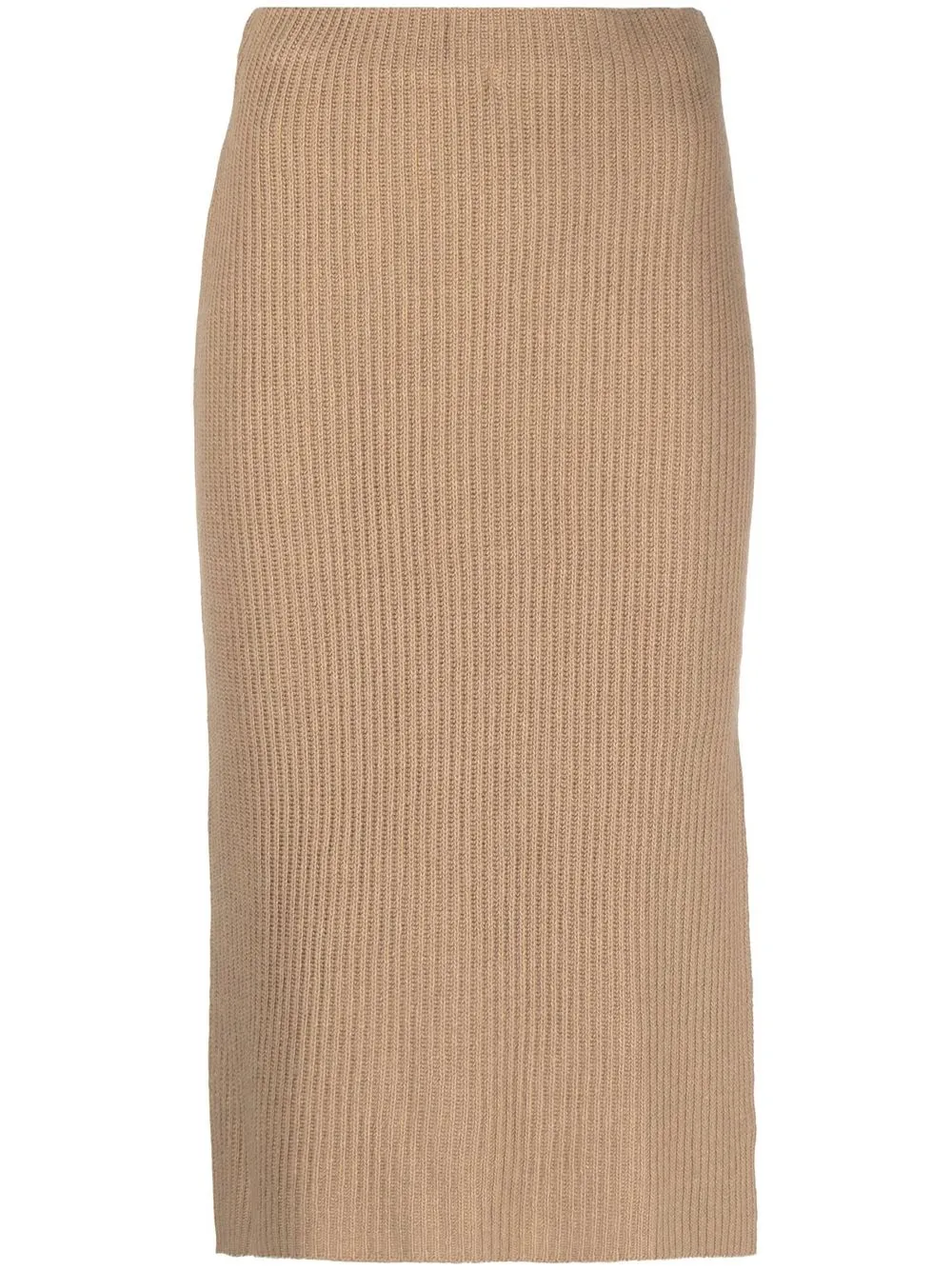 PINKO falda midi tejida - Marrón
