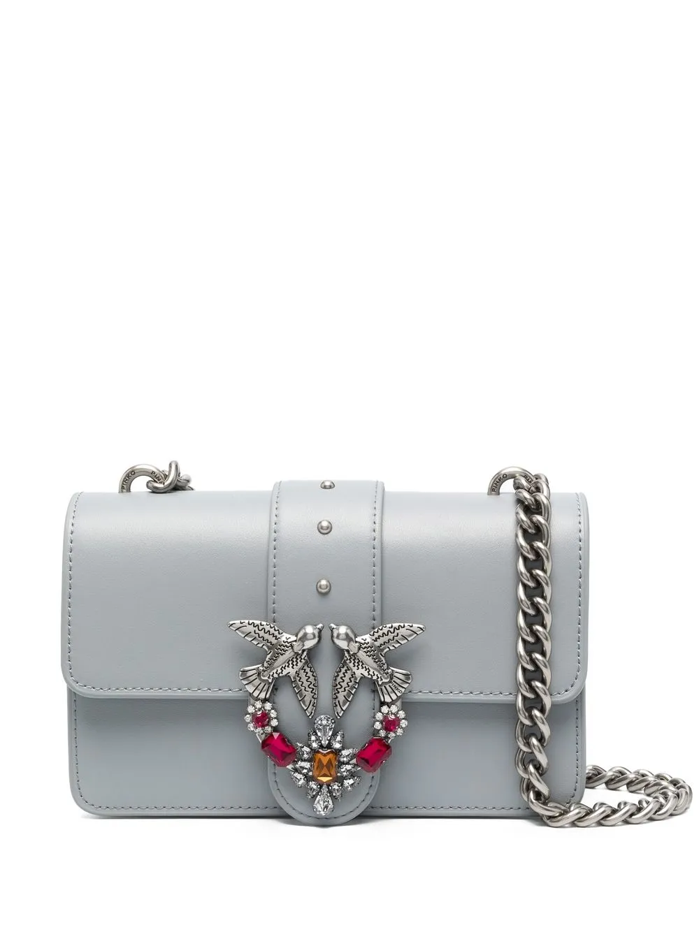 

PINKO bolsa crossbody Love Bird - Gris