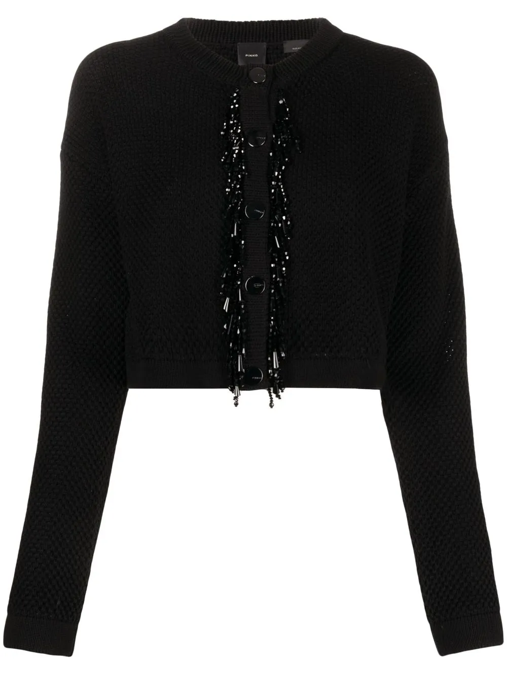 

PINKO bead-detail cardigan - Black