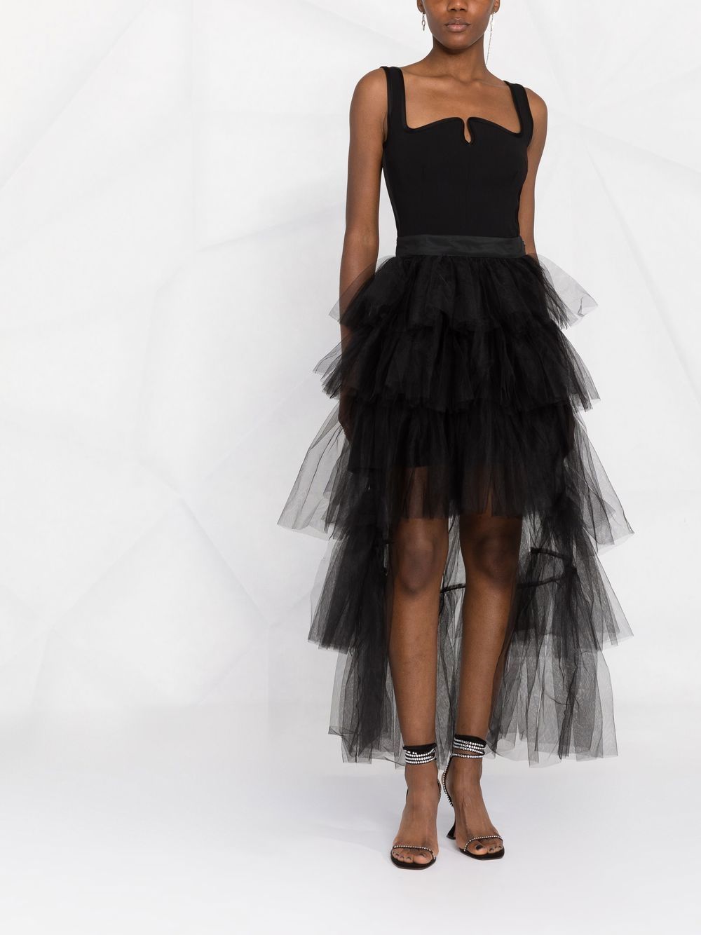 PINKO Ruffled Tulle Skirt - Farfetch