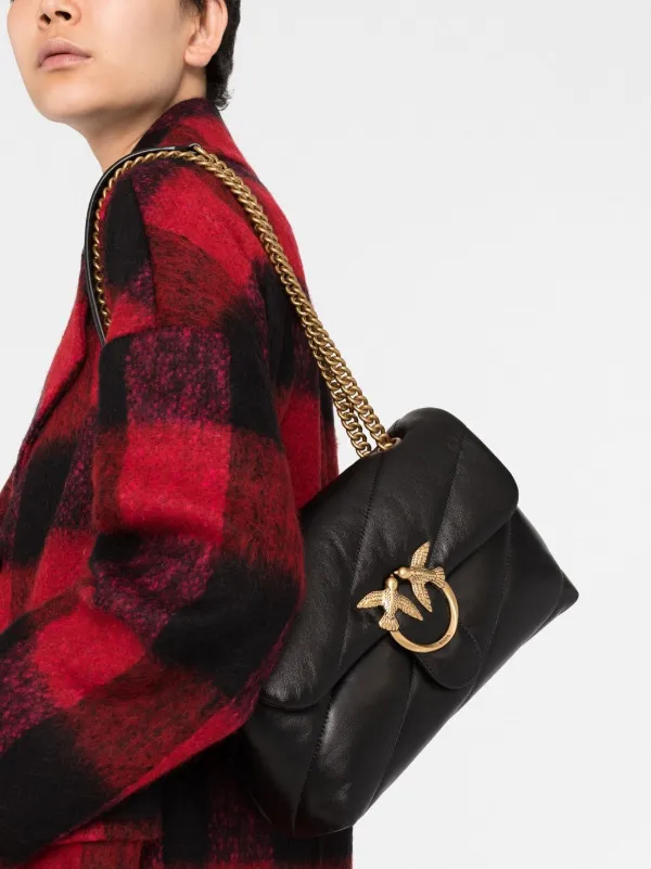 PINKO Love Quilted Crossbody Bag - Farfetch