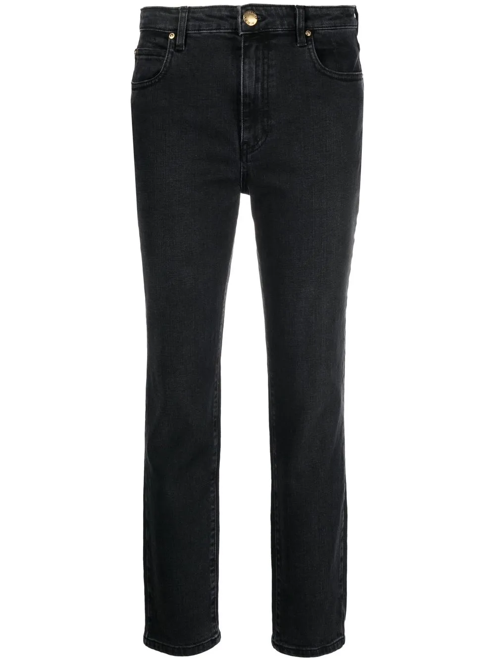 

PINKO skinny jeans con parche del logo - Negro