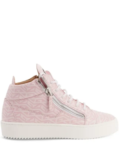 Giuseppe Zanotti baskets Kriss à motif monogrammé