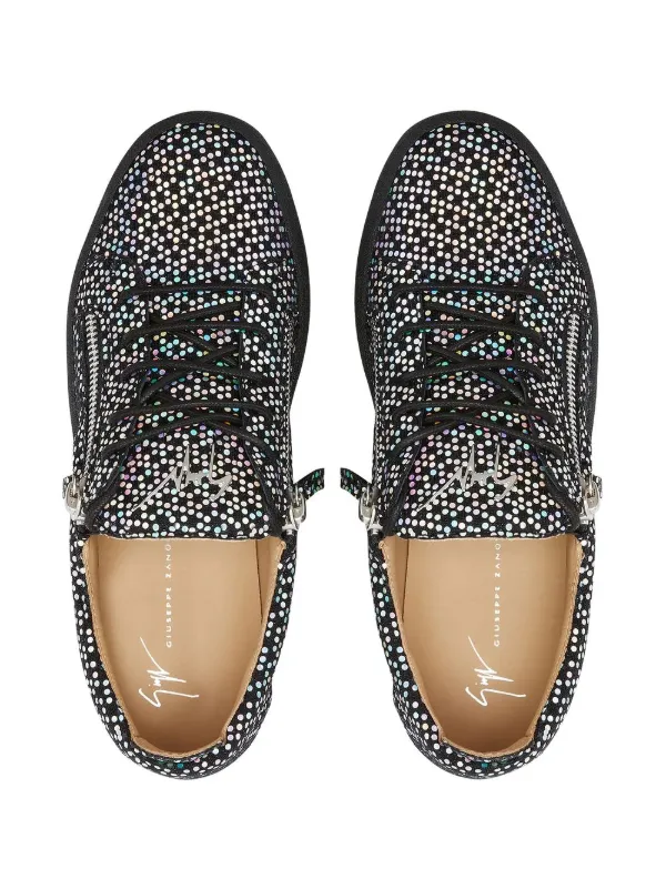 Giuseppe Zanotti Frankie ダブルジップ ローカットスニーカー