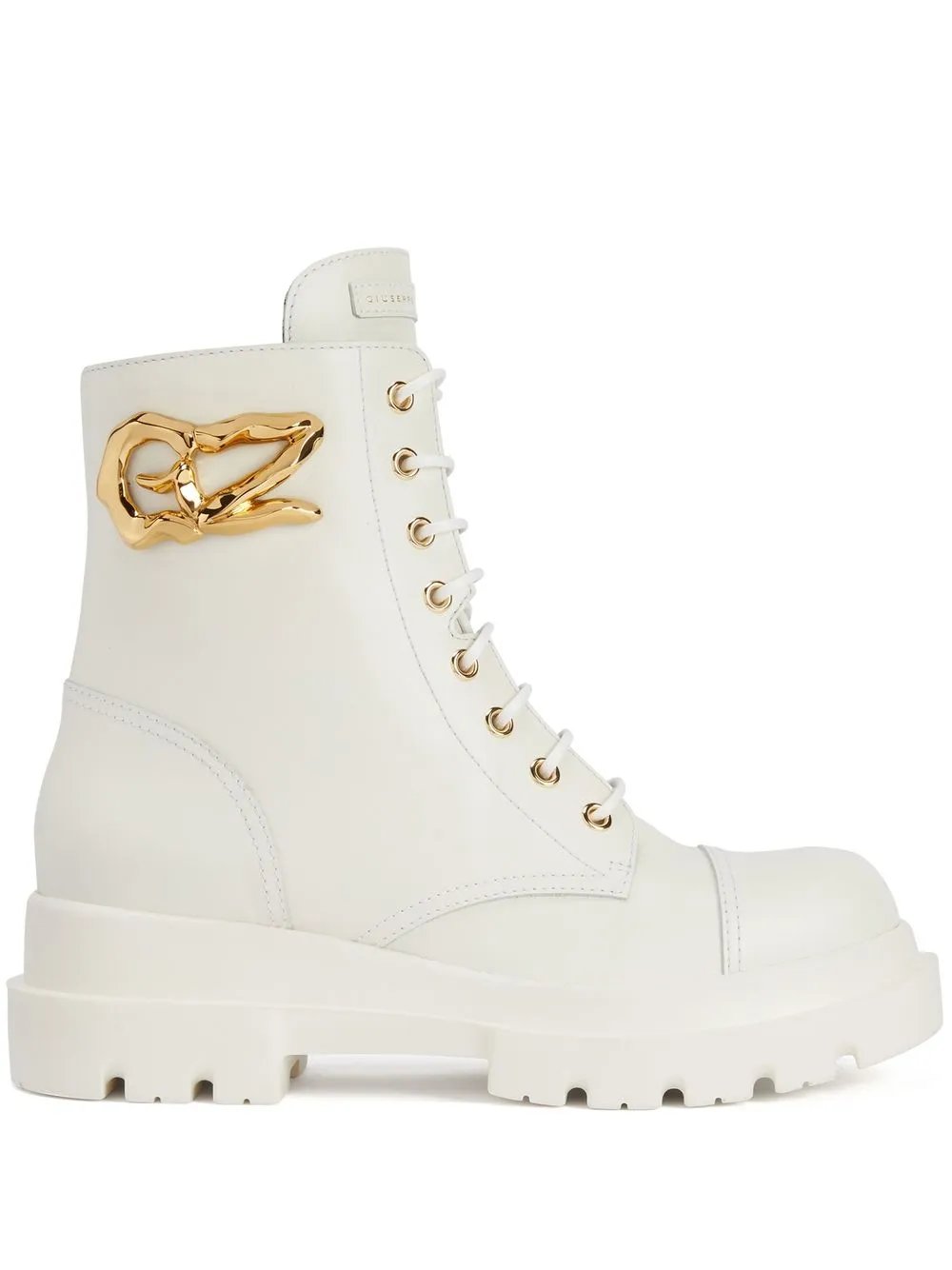 

Giuseppe Zanotti Tankie cargo ankle boots - White