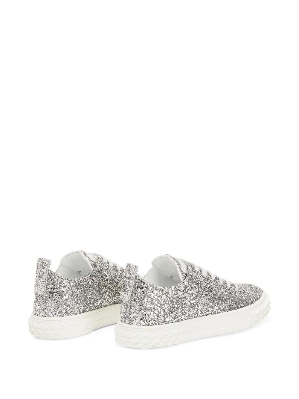 Giuseppe Zanotti Ecoblabber glitter low-top sneakers Silver