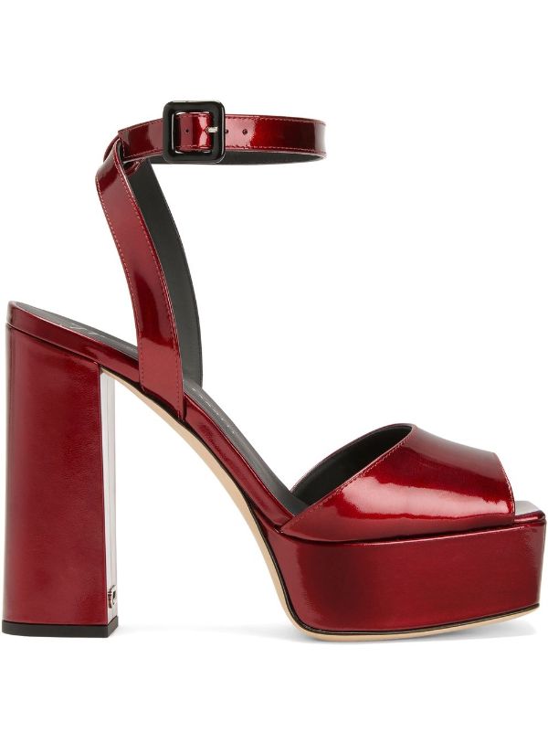 Giuseppe zanotti 2024 red sandals