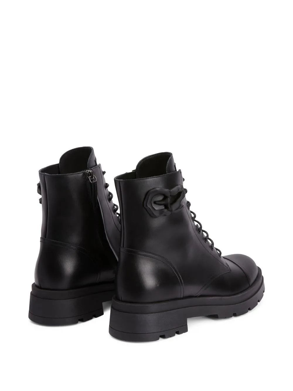  Giuseppe Zanotti Harlock Zalì Combat Boots - Black 