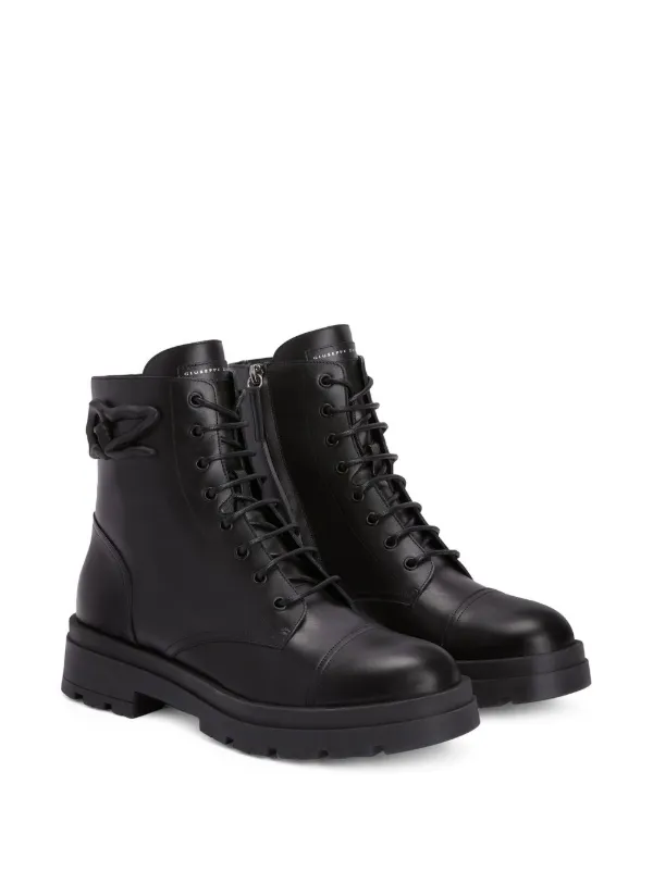 Giuseppe Zanotti Harlock Zalì Combat Boots | Black | FARFETCH GE display picture 3