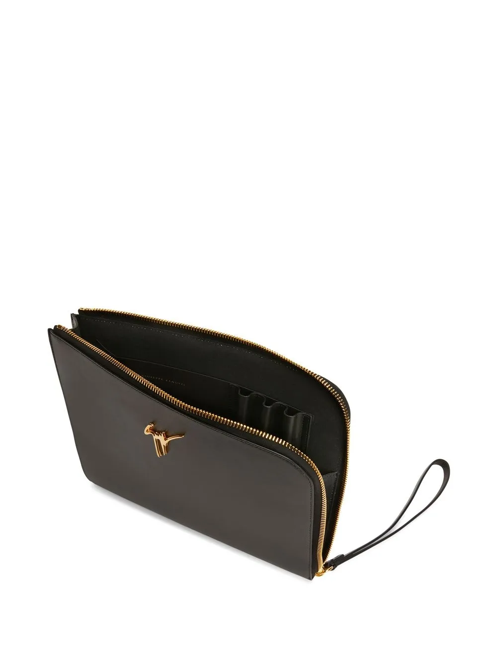 Fabian leather clutch bag