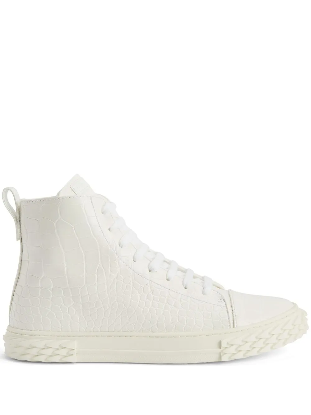 

Giuseppe Zanotti Ecoblabber crocodile-effect high-top sneakers - White