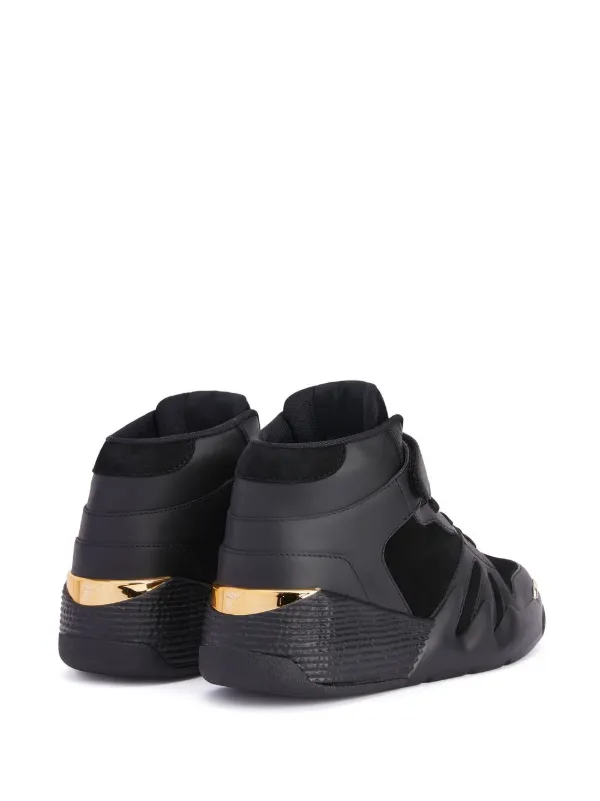 Giuseppe Zanotti Talon mid-top Sneakers | Black | FARFETCH