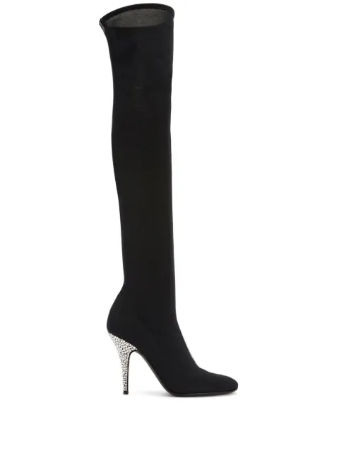Giuseppe Zanotti Calixtee Cuissarde embellished boots
