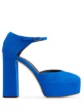 Giuseppe Zanotti 120mm Bebe platform pumps - Blue