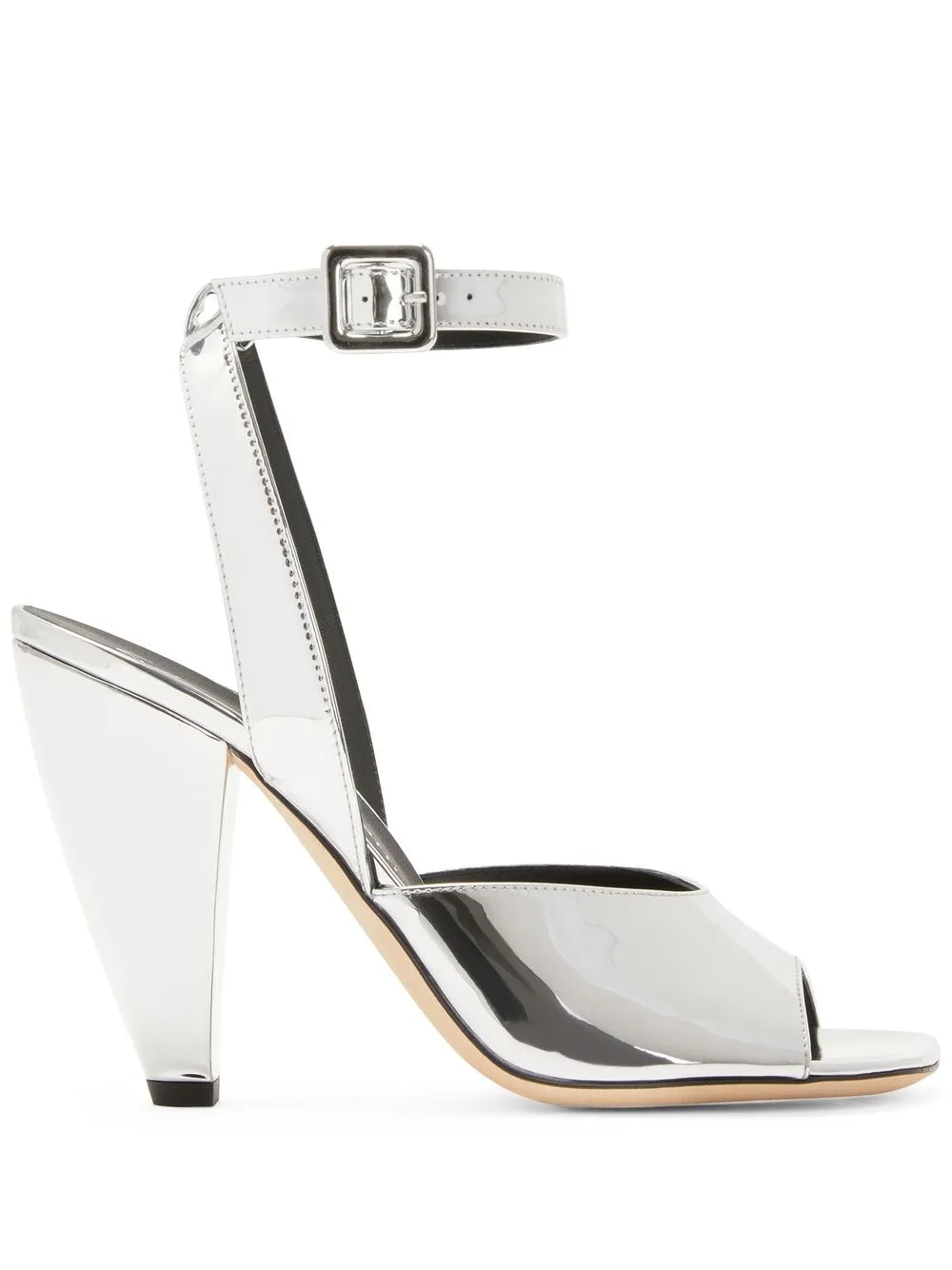 

Giuseppe Zanotti sandalias Kezia con tacón de 105mm - Plateado