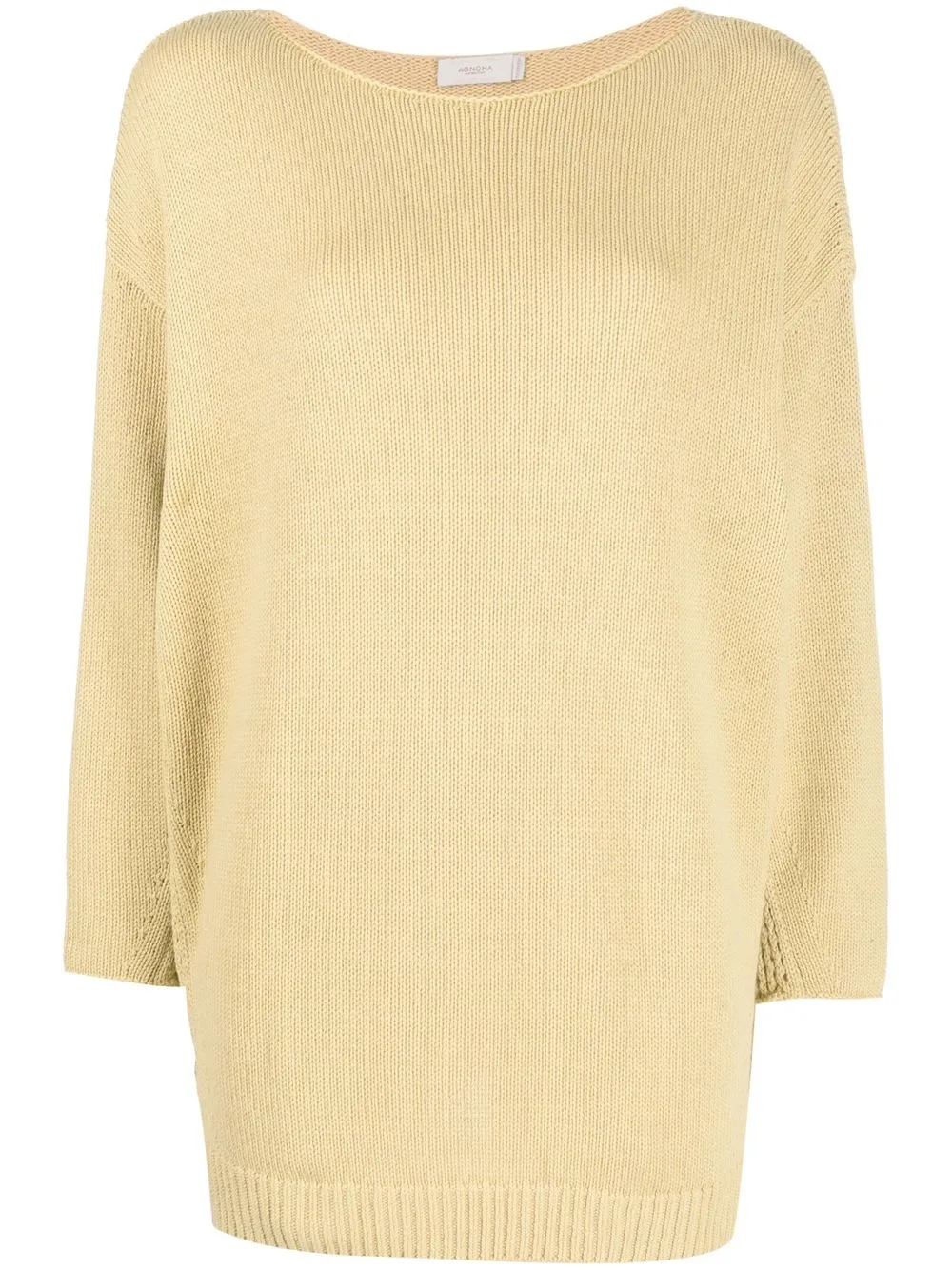 

Agnona drop-shoulder knitted jumper - Neutrals