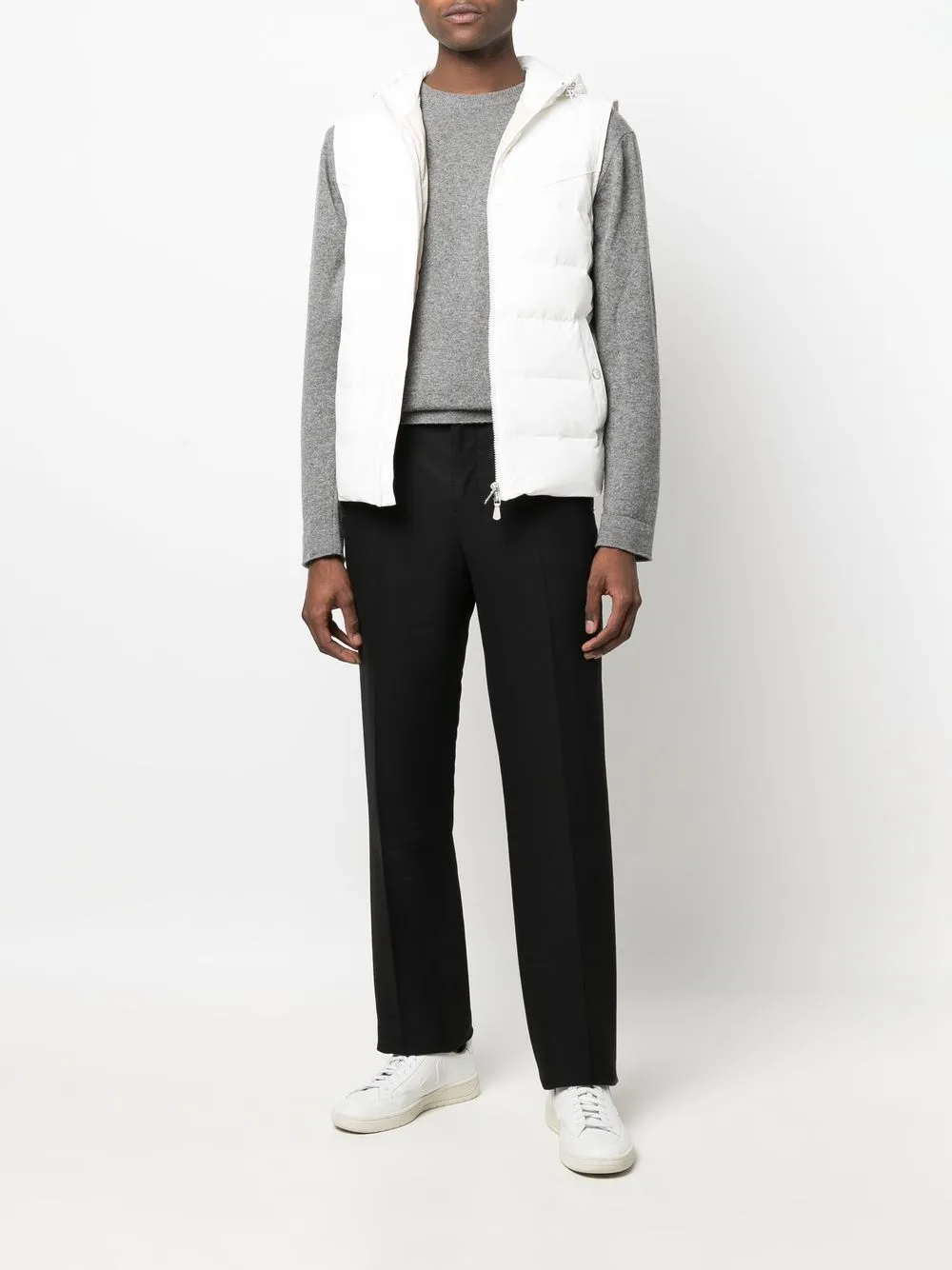 Eleventy goosedown Padded Gilet Jacket Farfetch