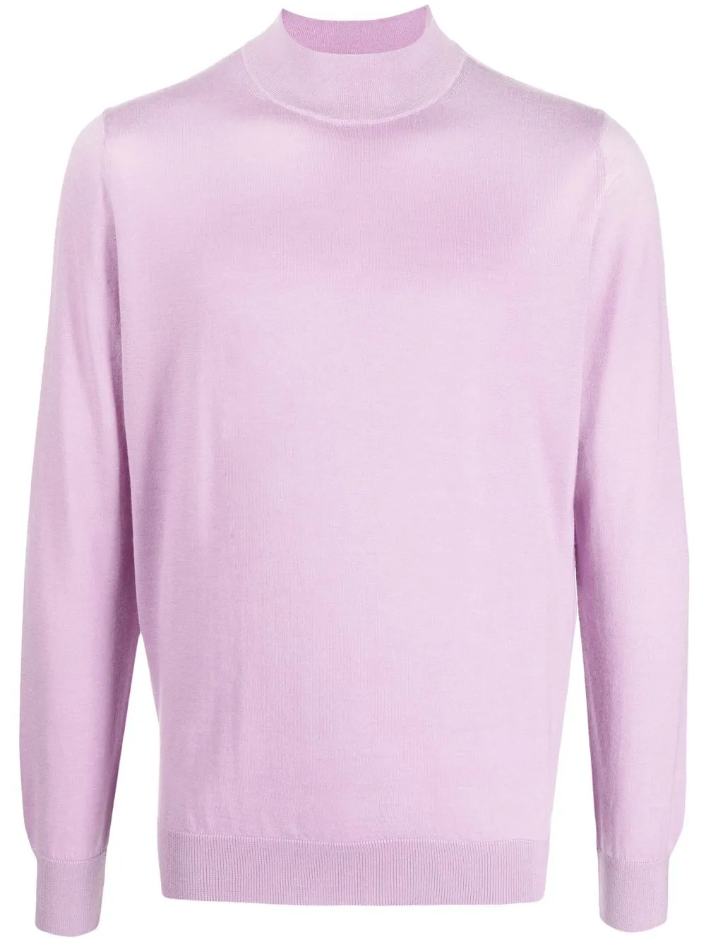 

Colombo fine-knit mock-neck jumper - Purple