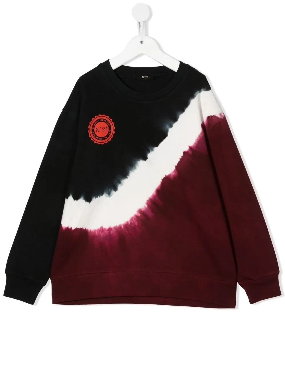 

Nº21 Kids tie-dye print logo sweatshirt - 0N406
