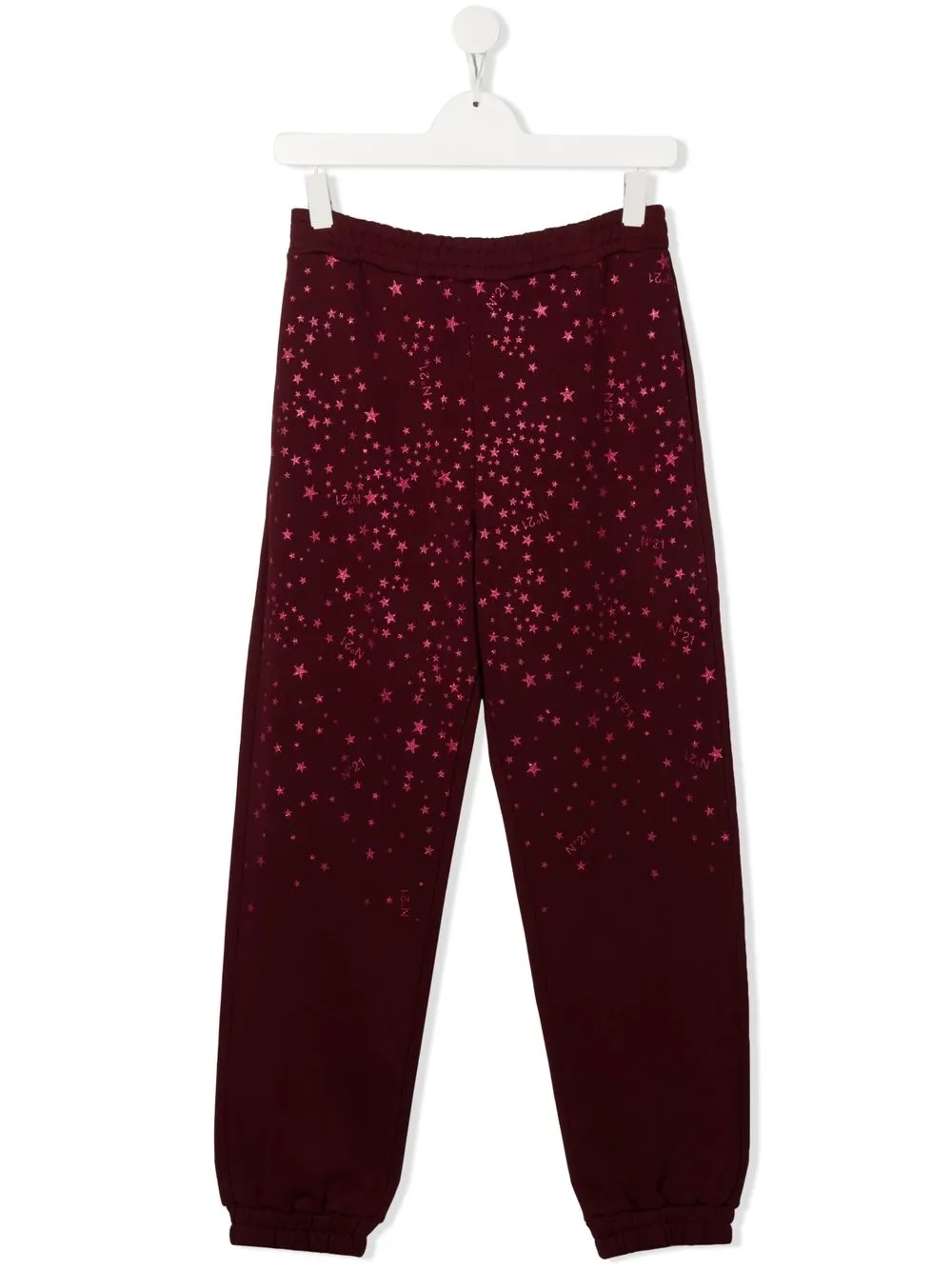 

Nº21 Kids TEEN star-print track pants - Red