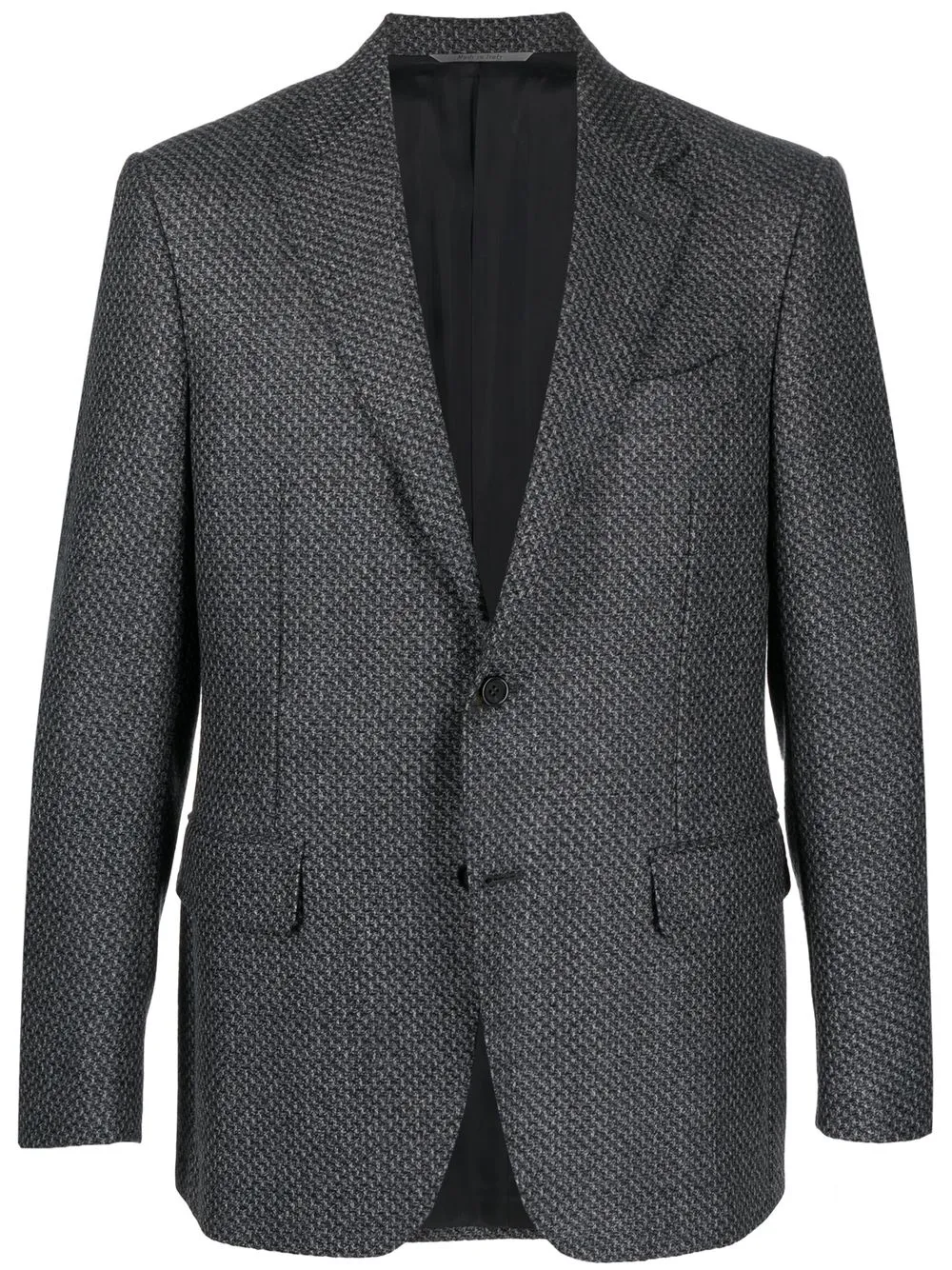 

Canali blazer ajustado con botones - Gris