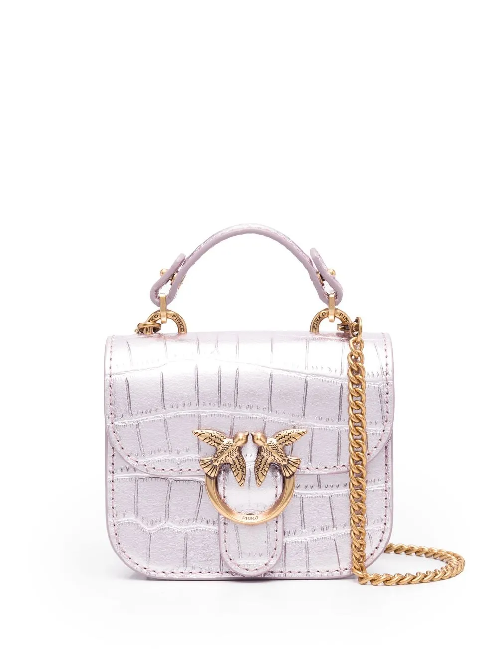 

PINKO bolsa Love mini - Rosado