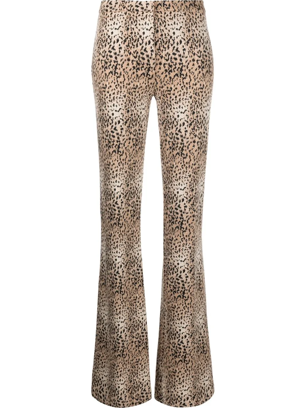 

PINKO leopard print flared trousers - Neutrals