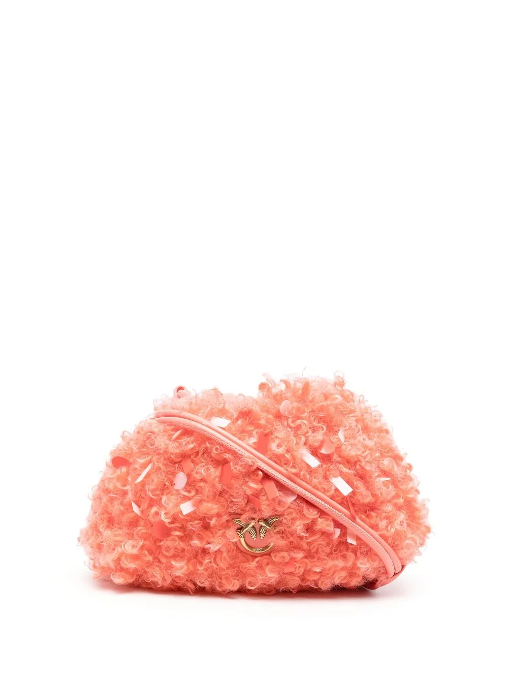 

PINKO bolsa crossbody Lady Love Puff - Naranja