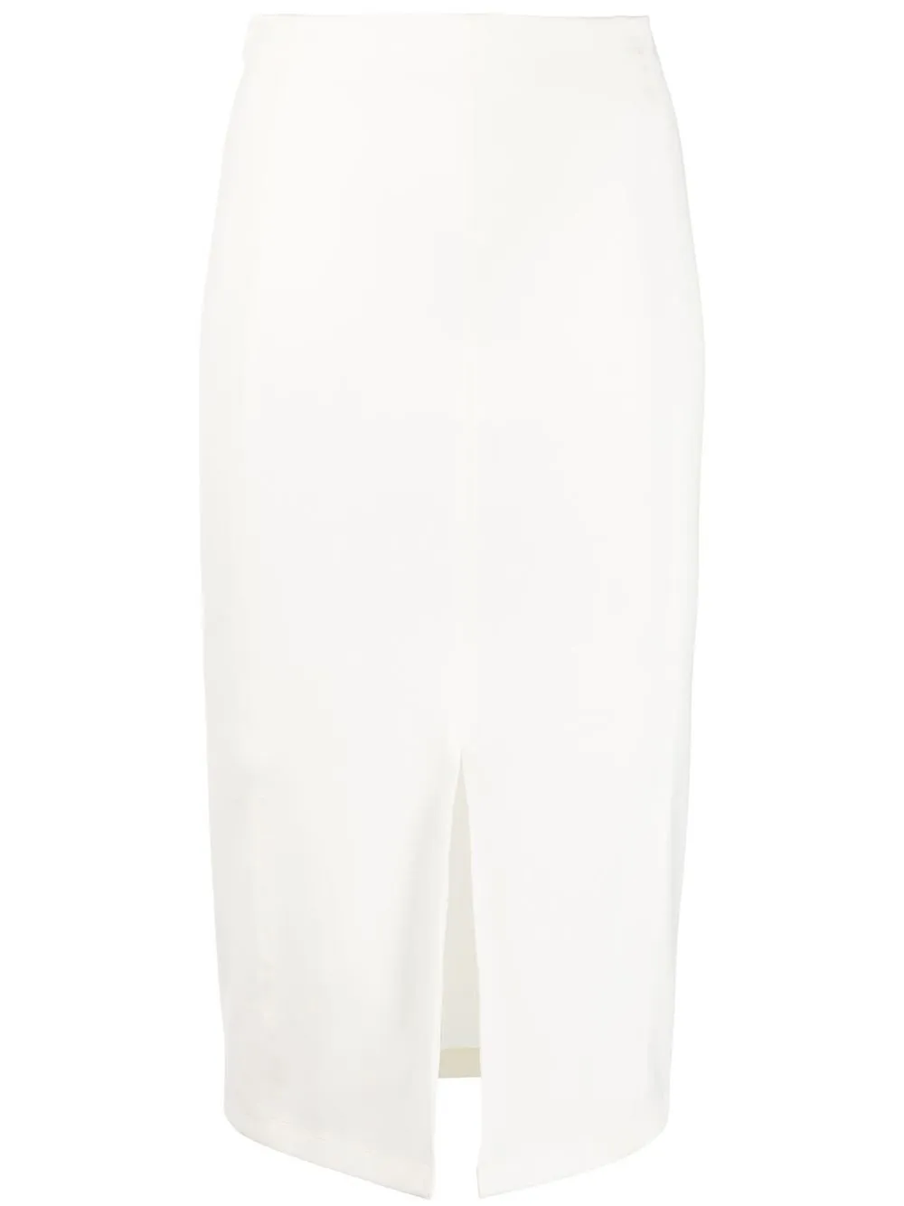 

PINKO front-slit pencil skirt - White