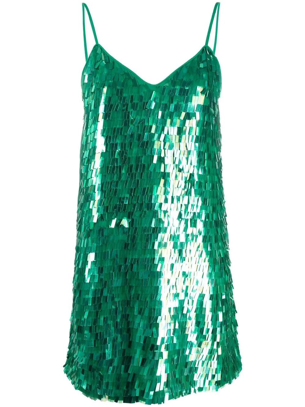 

PINKO vestido corto bordado con lentejuelas - Verde