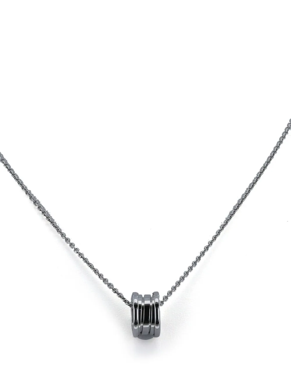 

Bvlgari Pre-Owned 18kt white gold B.Zero1 necklace - Silver