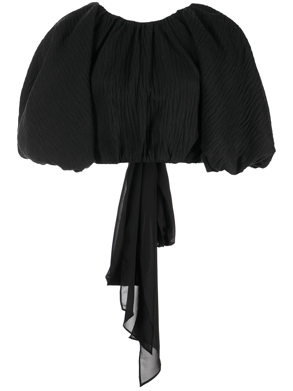 Aje Cropped puff-sleeve Blouse - Farfetch