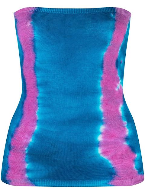 Gimaguas tie-dye knitted top