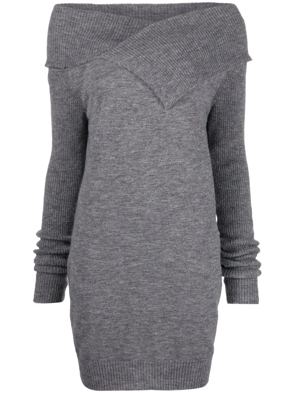 

PINKO vestido corto con hombros descubiertos - Gris