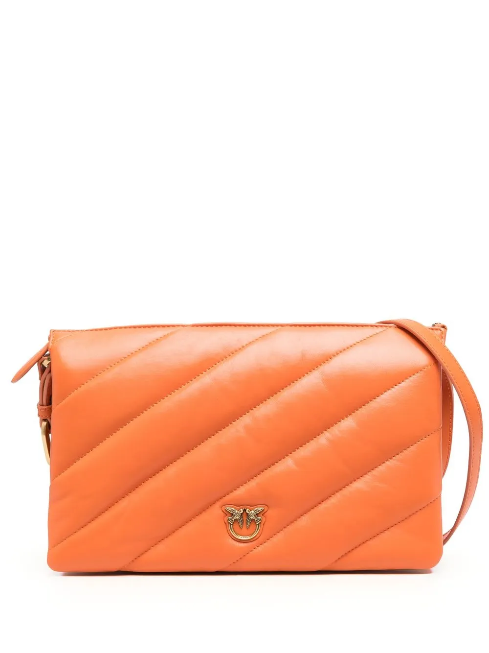 

PINKO bolsa crossbody capitonada - Naranja