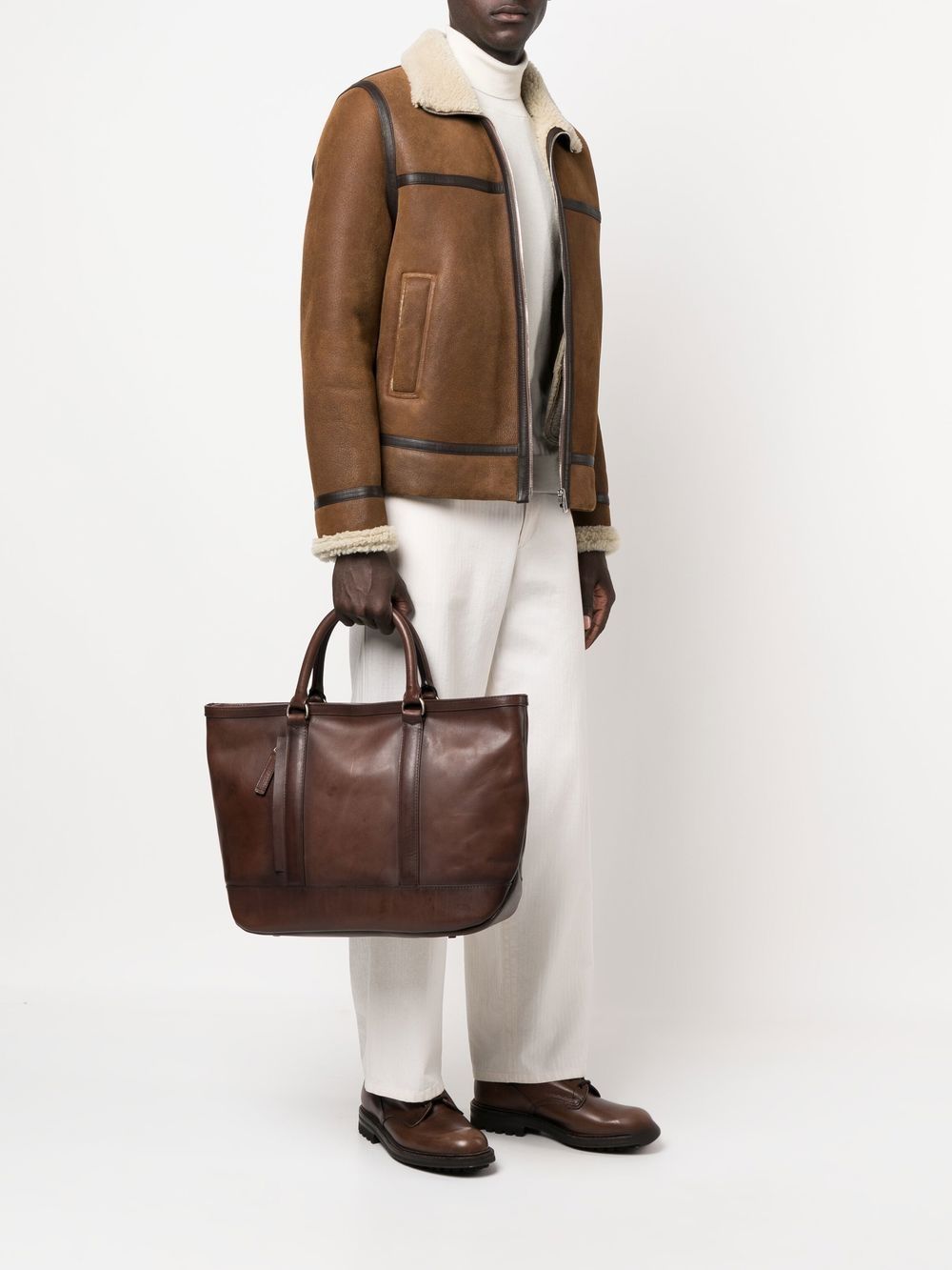 Officine Creative Quentin 008 shopper - Bruin