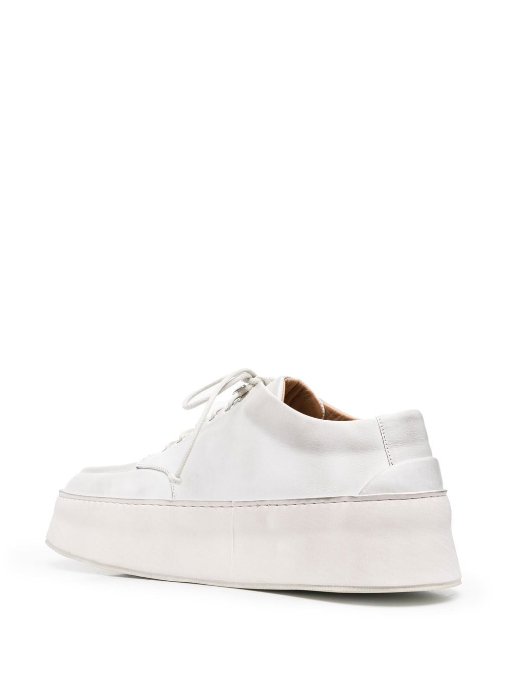 Marsèll Lace-up Platform Derby Shoes In White | ModeSens