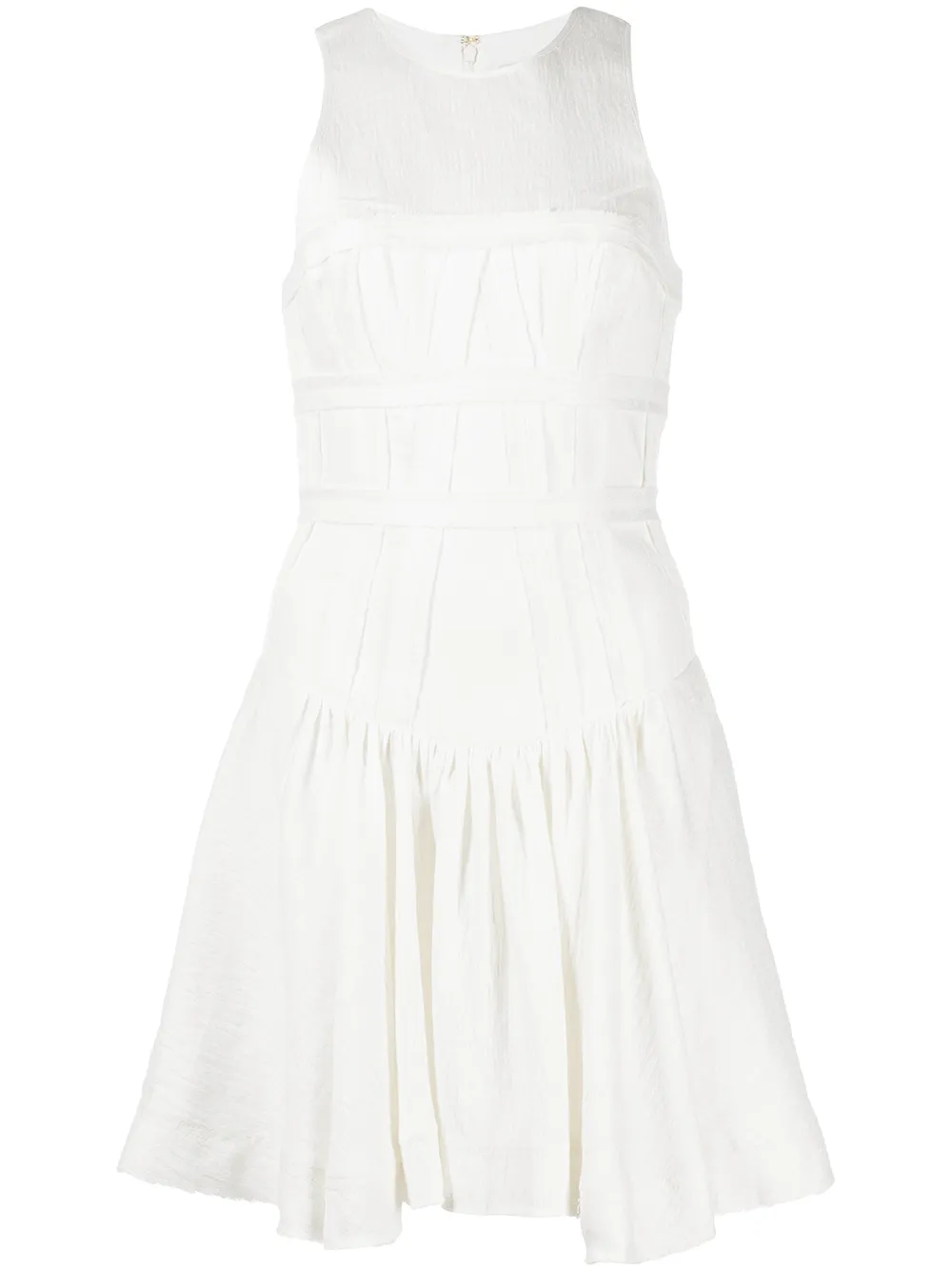 

Aje vestido corto Tidal Corset - Blanco