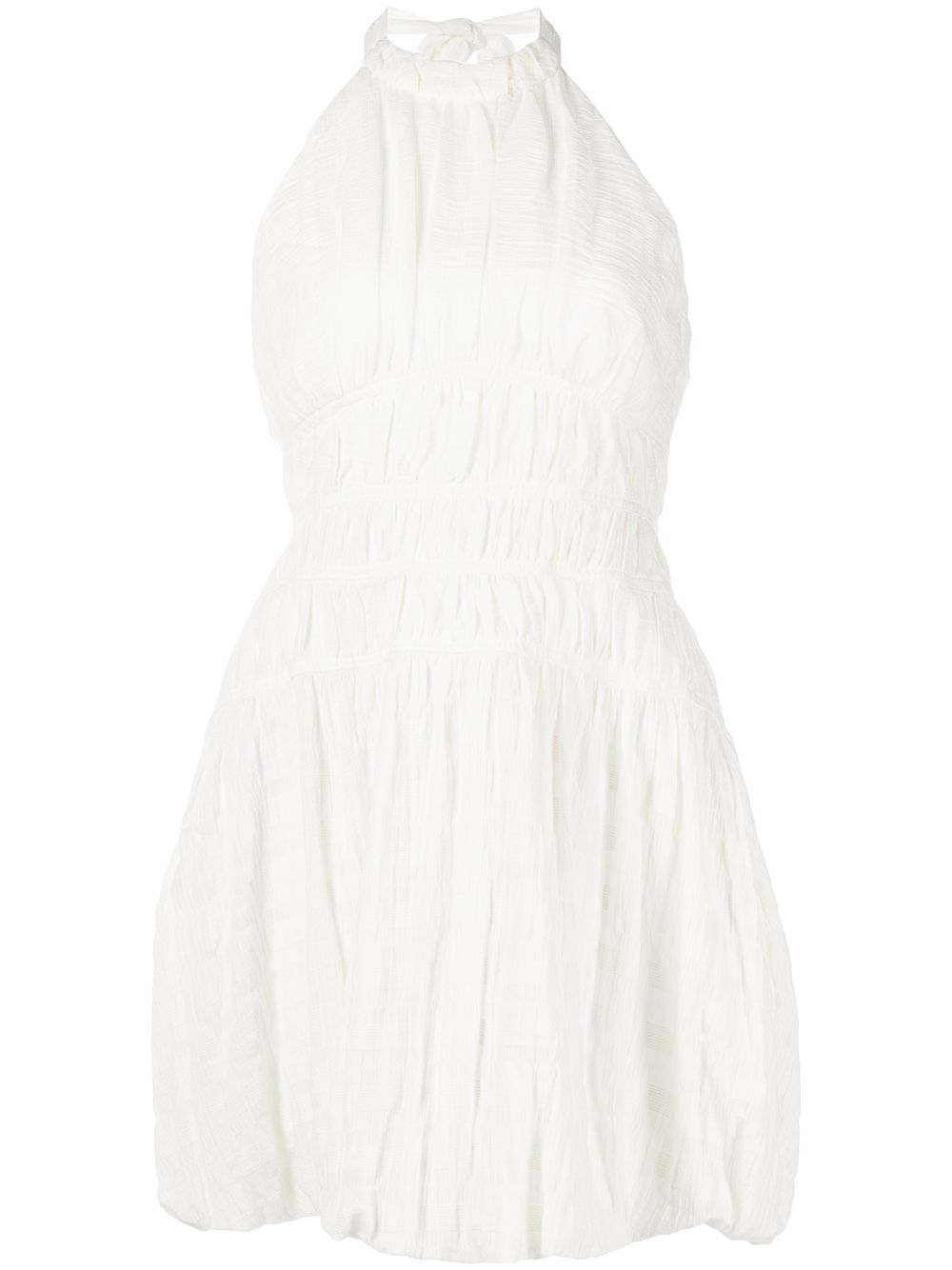 JONATHAN SIMKHAI BEA HALTERNECK MINI DRESS