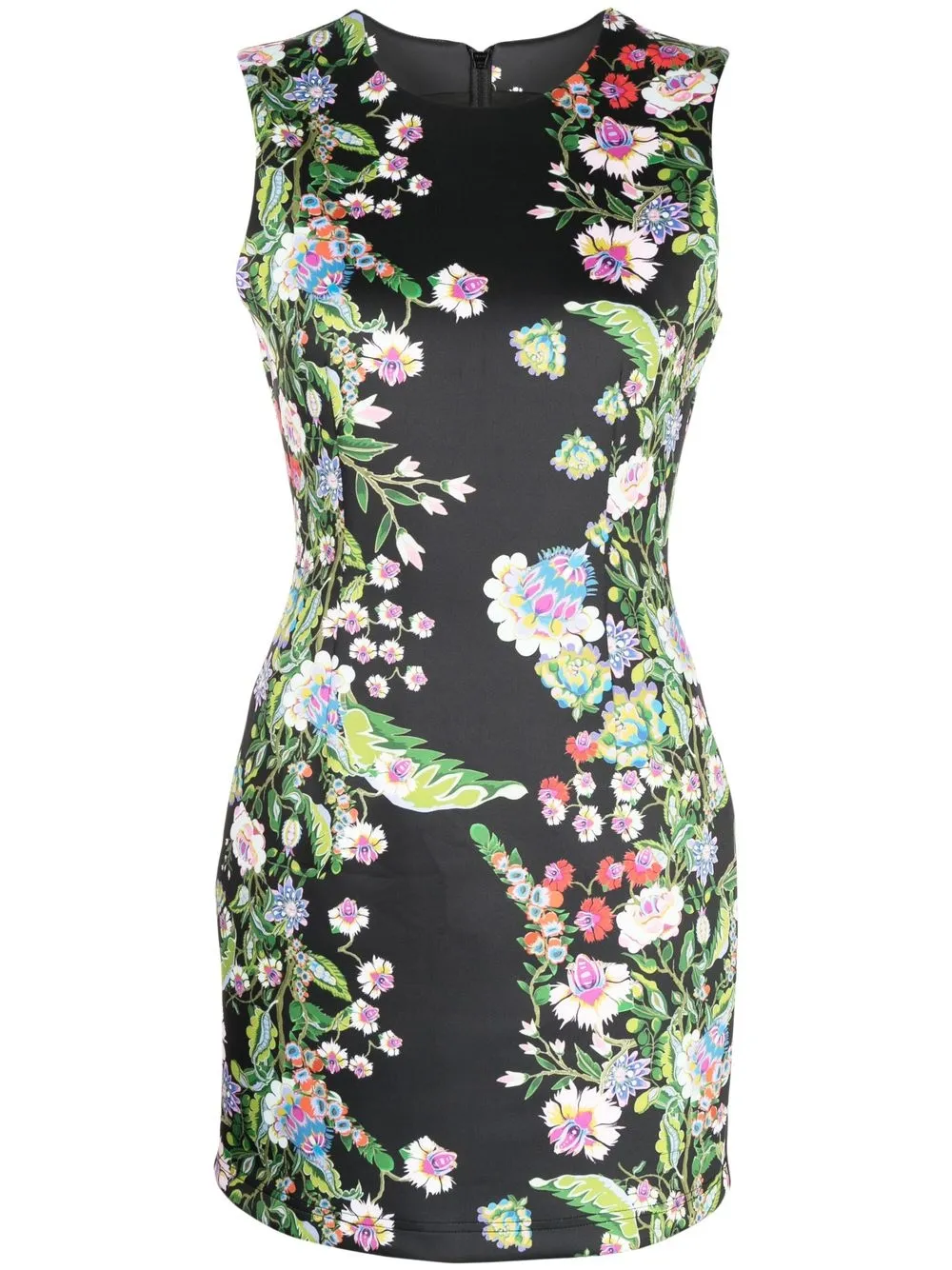 

Cynthia Rowley vestido corto con estampado floral - Negro