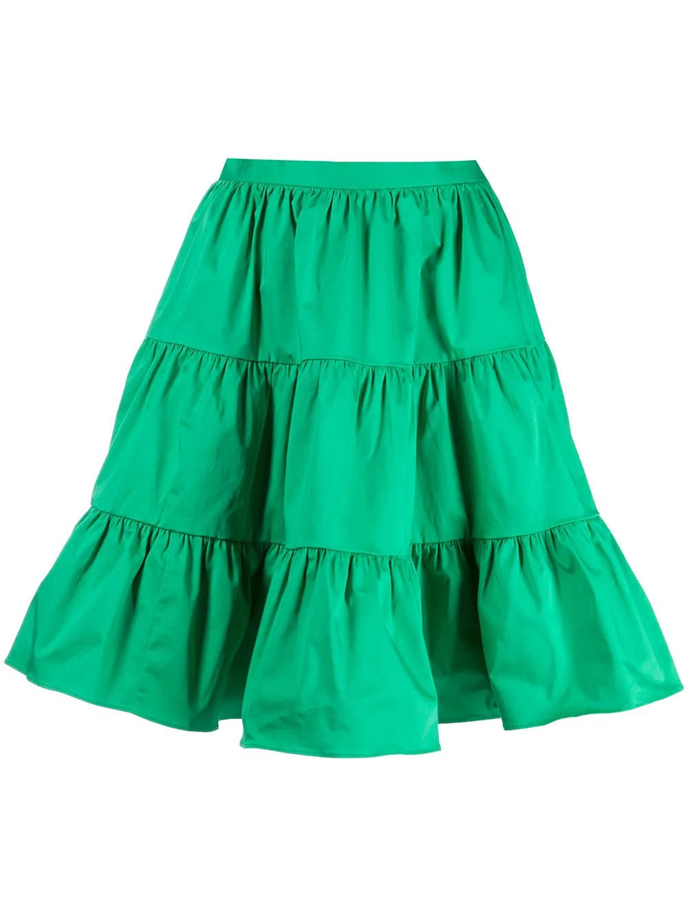 

Cynthia Rowley high-waisted tiered skirt - Green