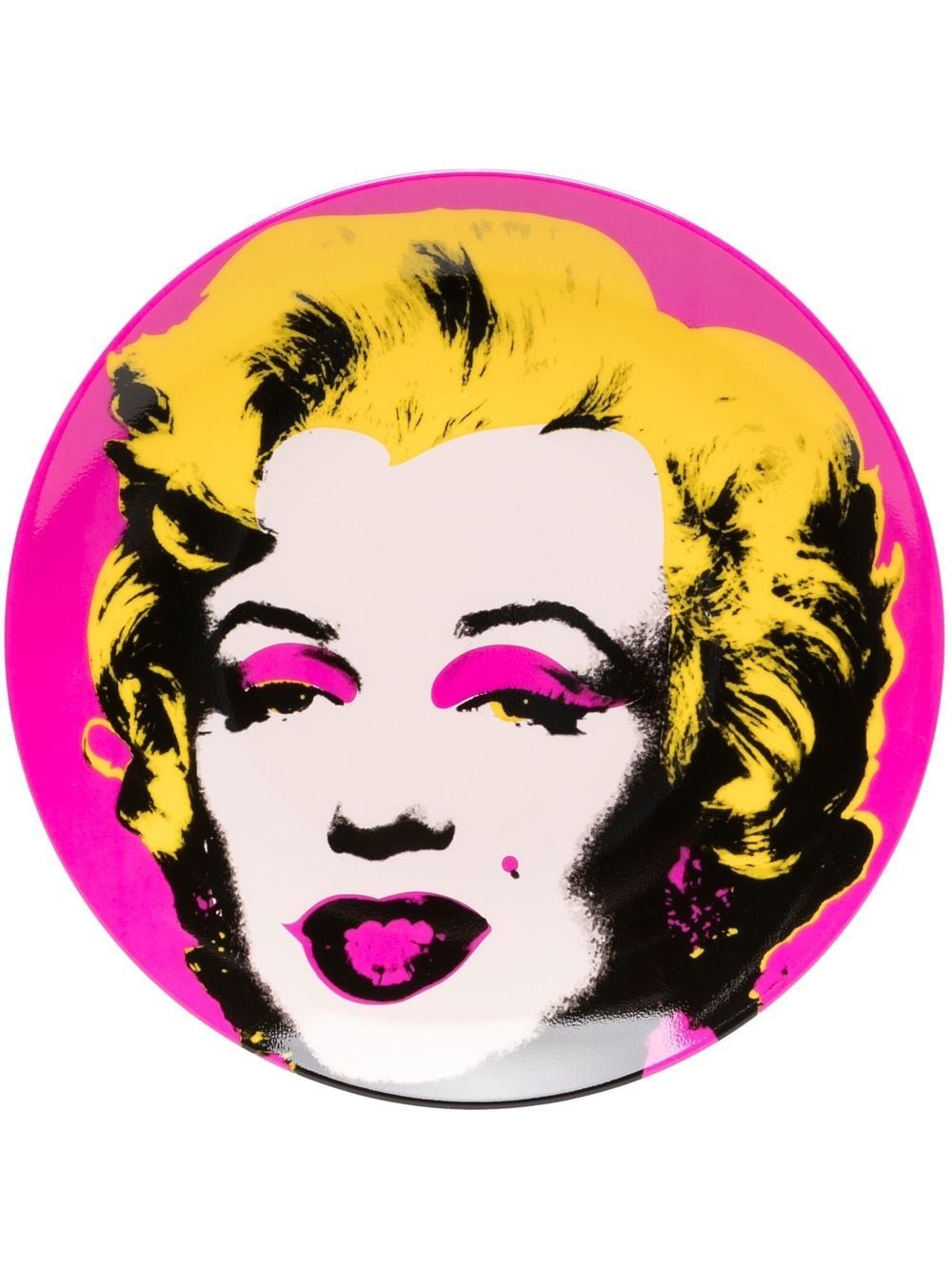 LIGNE BLANCHE ANDY WARHOL MARILYN ROSE PLATE