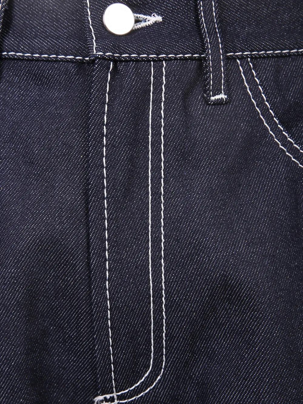 Sunnei Jeans met contrasterende stiksels Blauw