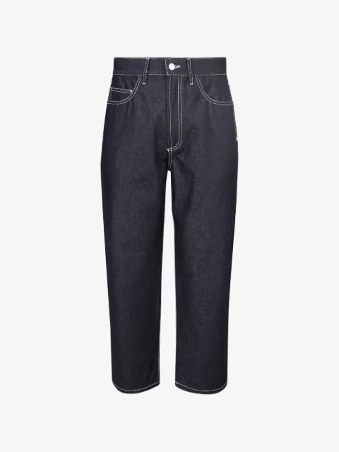 Sunnei jeans con costuras en contraste