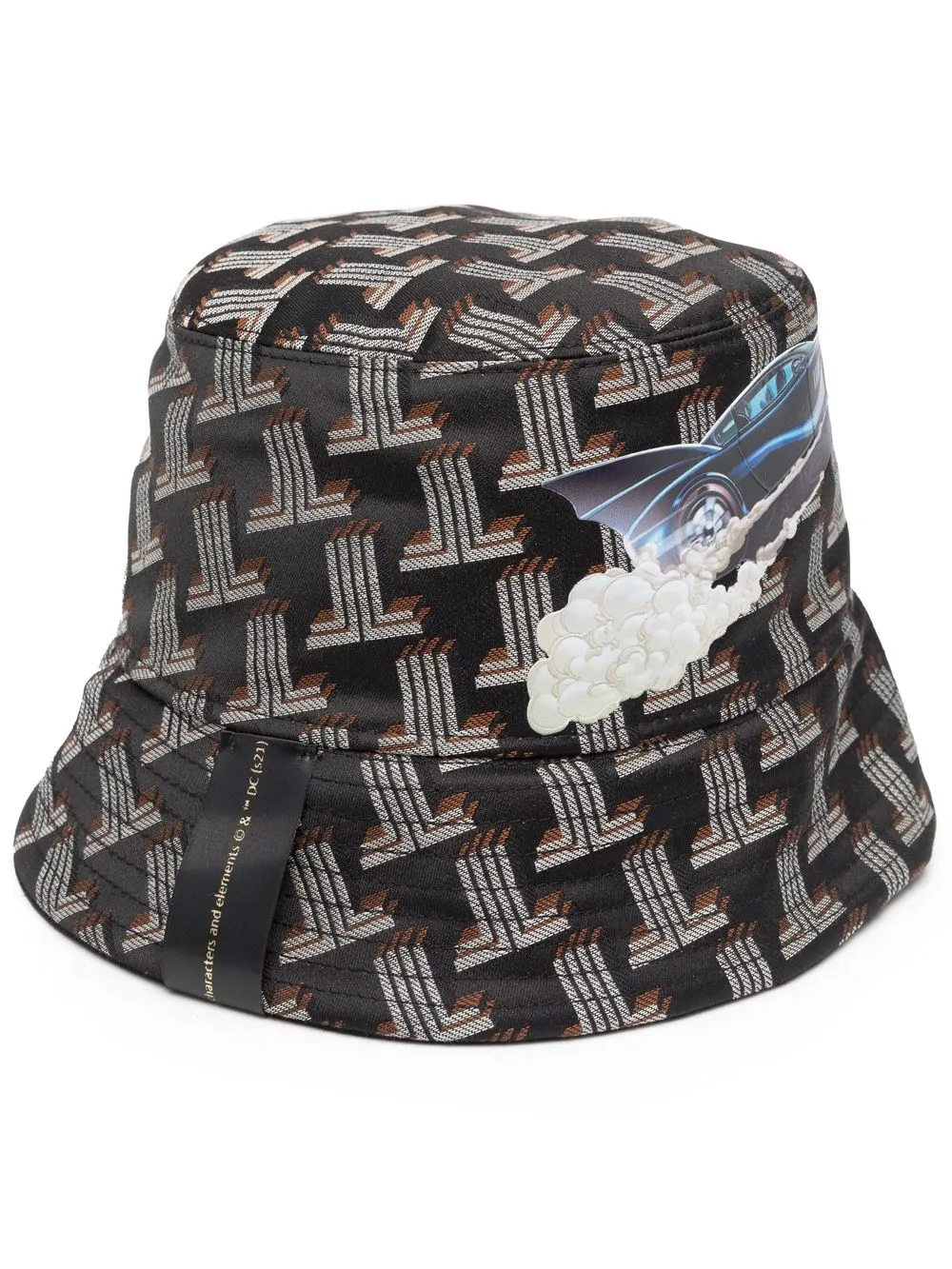 

Lanvin gorro de pescador con estampado Batman - Negro