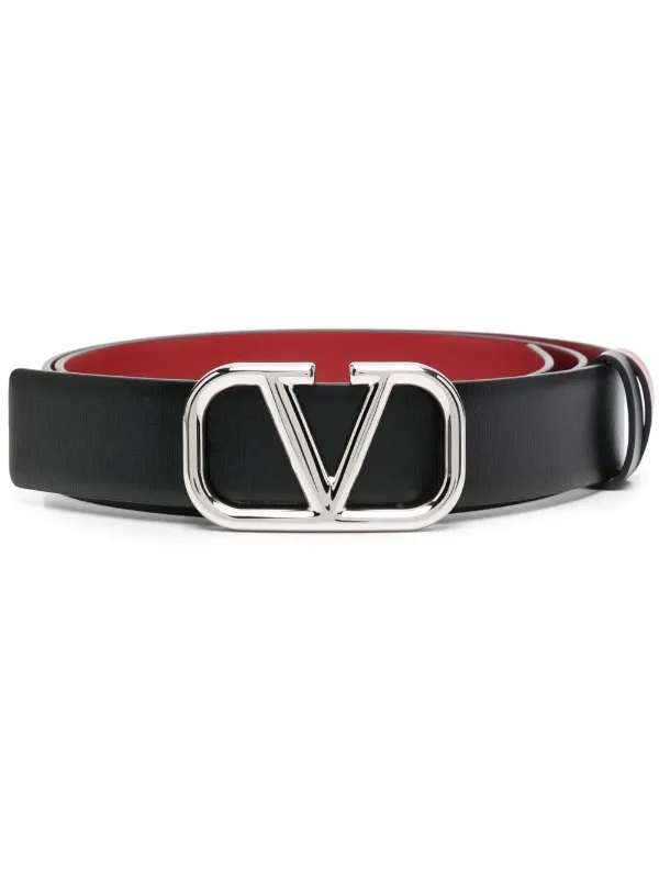 Valentino Garavani VLogo Signature Leather Belt - Farfetch