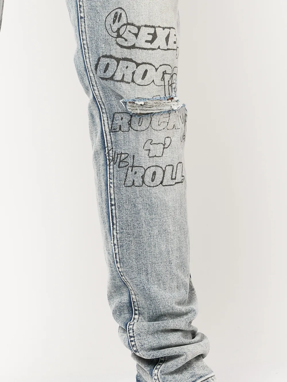Ksubi Slim-fit jeans Blauw